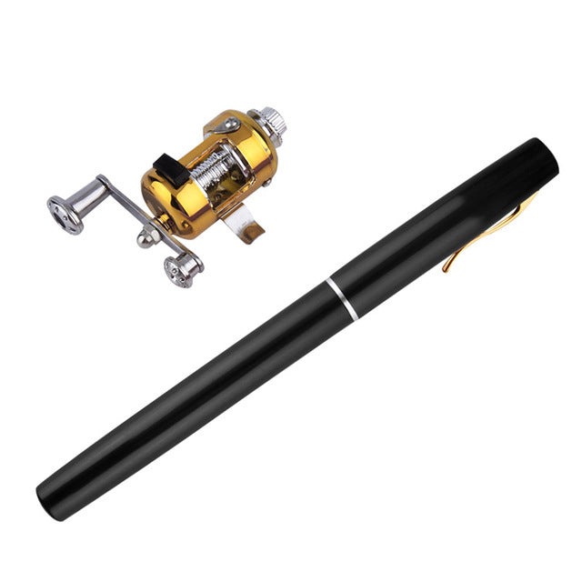 Portable Aluminum Pocket Fishing Rod