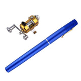 Portable Aluminum Pocket Fishing Rod