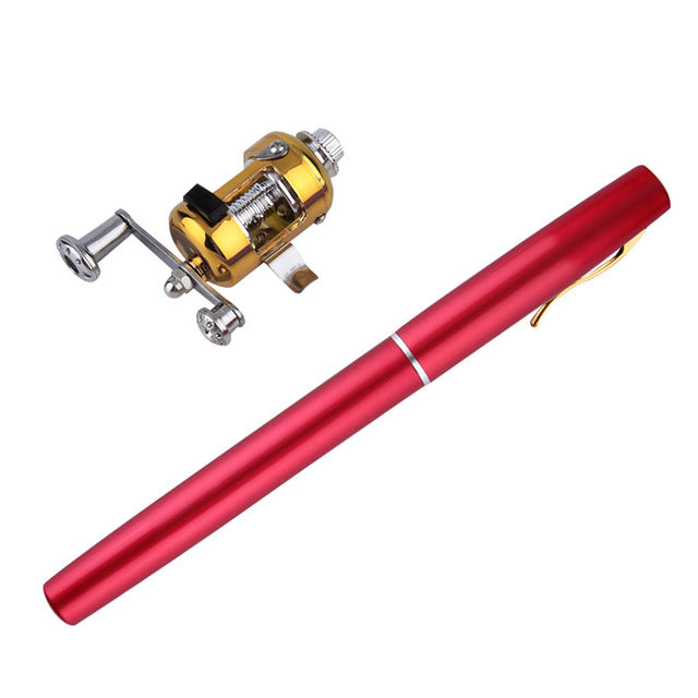 Portable Aluminum Pocket Fishing Rod